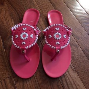 Jack Rogers Jelly flip-flops
